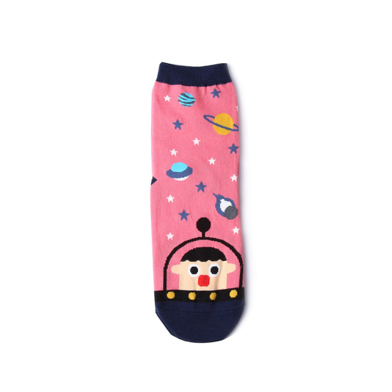 Cartoon Space Alien Sock