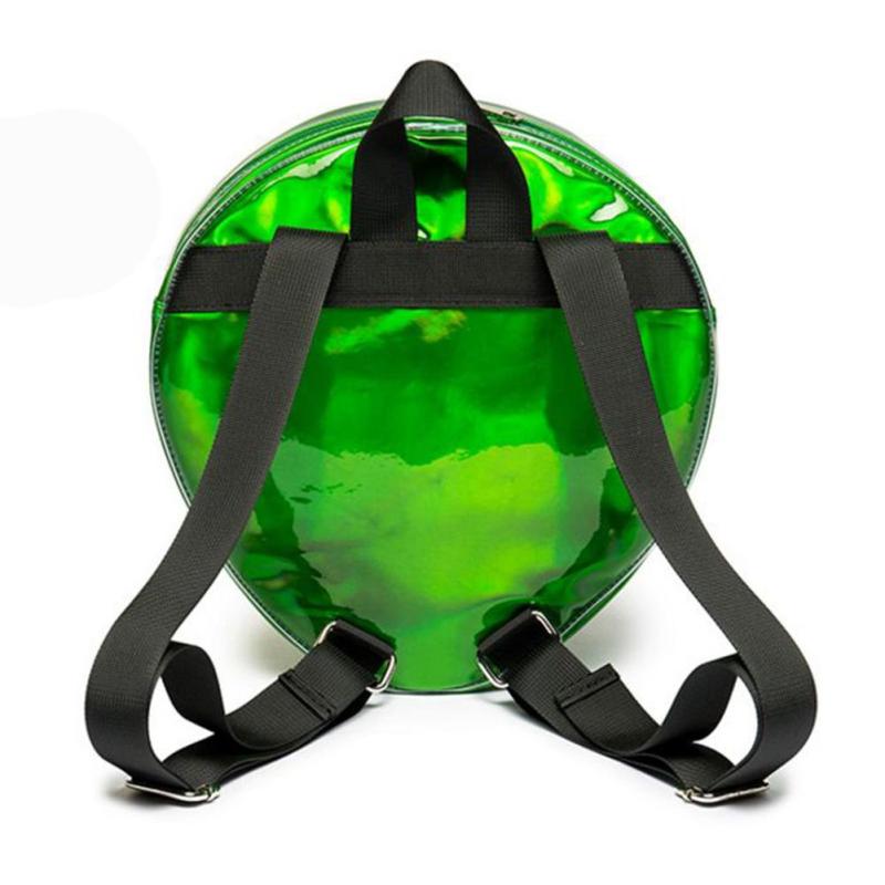 Holographic Cute Alien Backpack