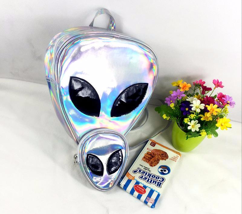 Light Hologram Alien Backpacks