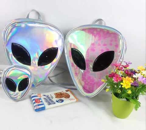 Light Hologram Alien Backpacks
