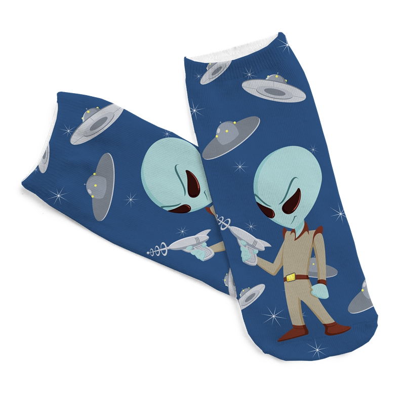 UFO Alien Socks