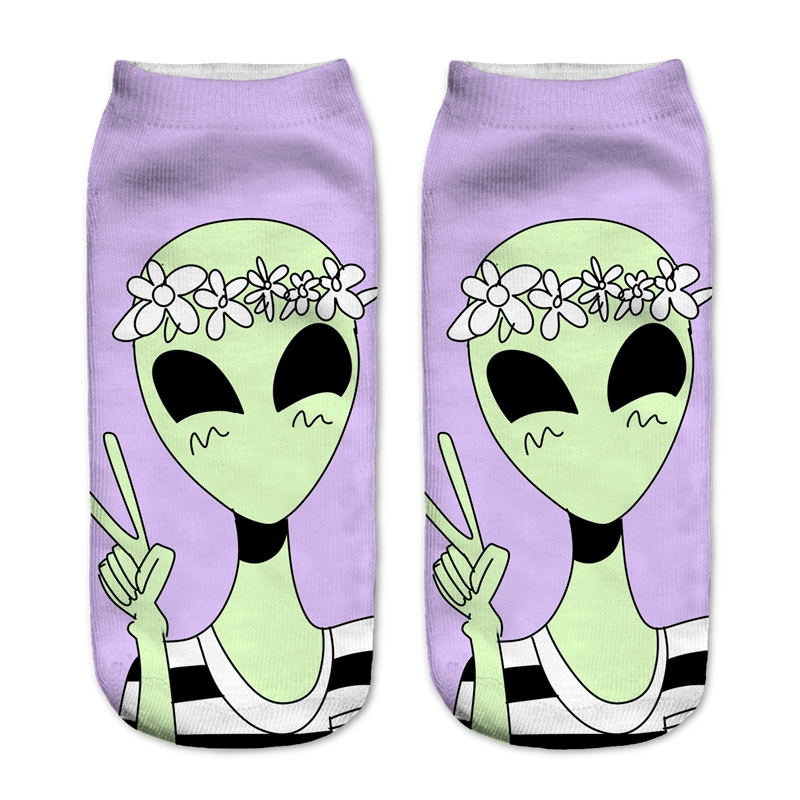 UFO Alien Socks