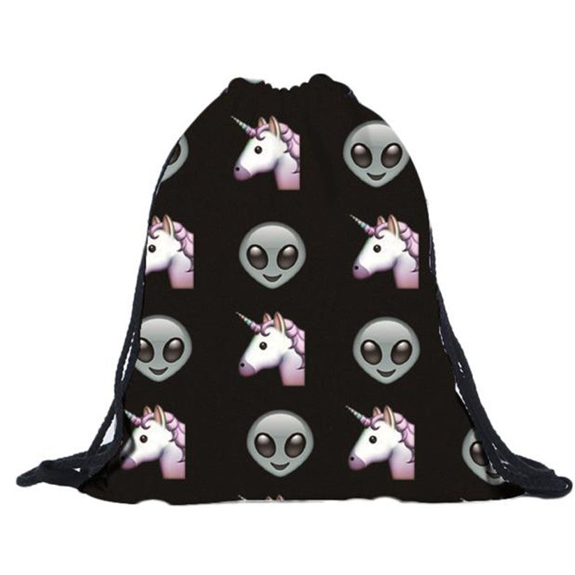 Chic Alien Unicorn Backpack