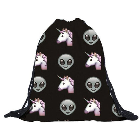 Chic Alien Unicorn Backpack