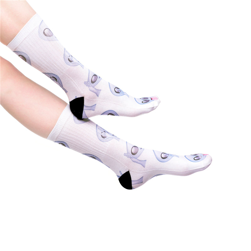 Cute Alien Long Socks