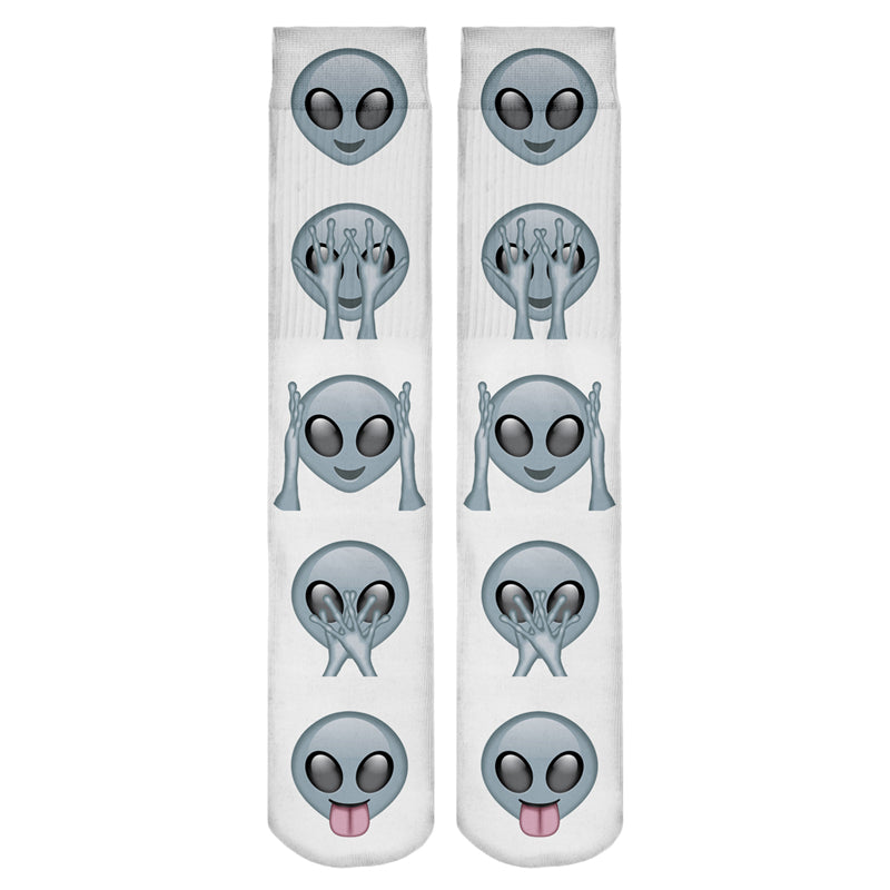 Cute Alien Long Socks