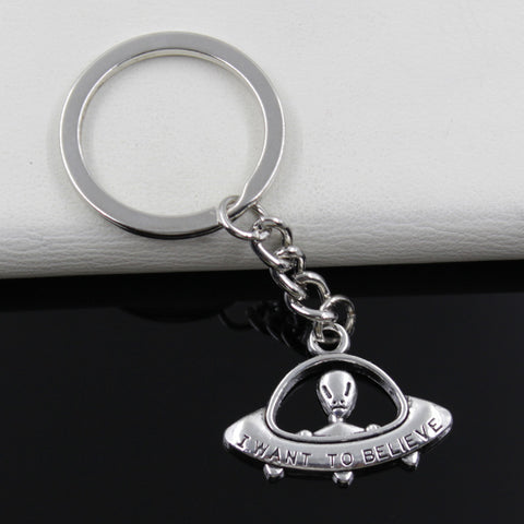 Spaceship Pendants Keychain