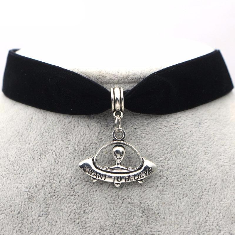 UFO Pendant Choker