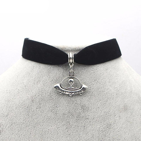 UFO Pendant Choker
