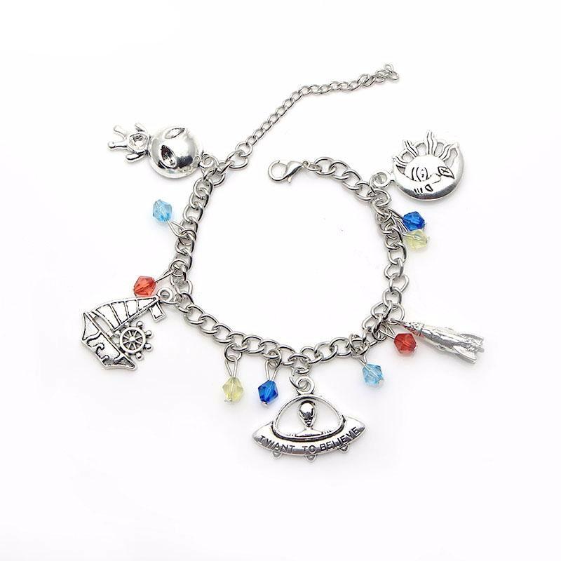 Silver Space Ship Bracelet