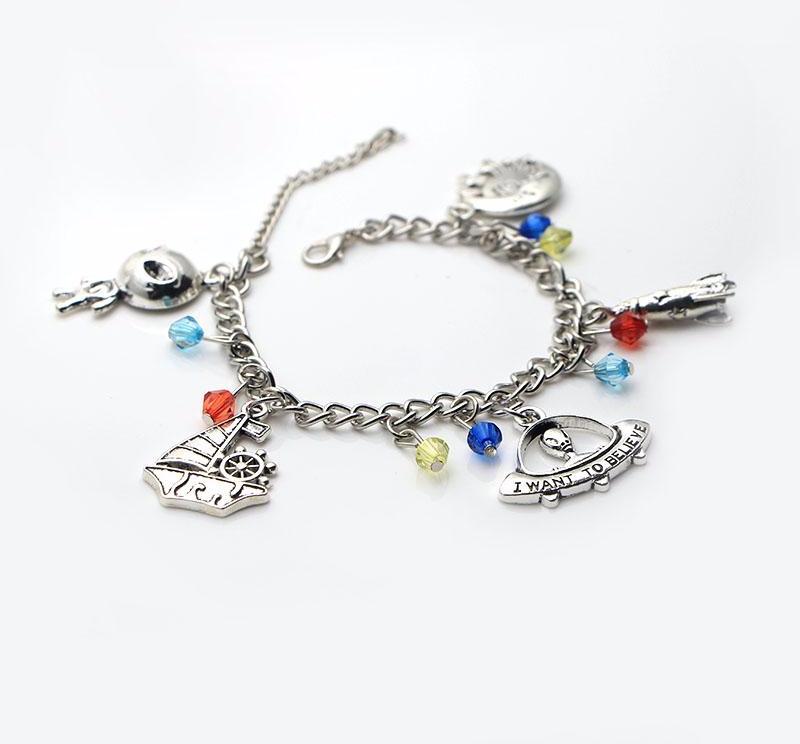 Silver Space Ship Bracelet