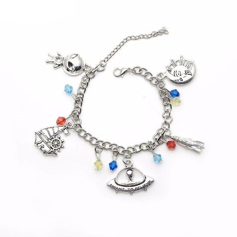 Silver Space Ship Bracelet