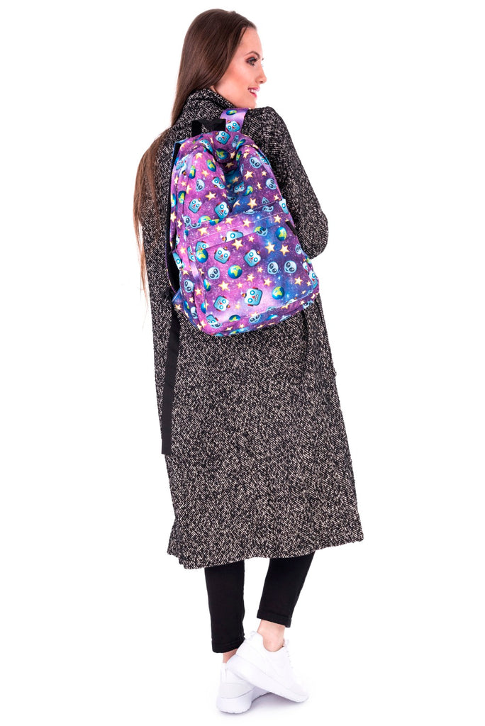 Alien Robot Galaxy Backpack