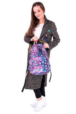 Alien Robot Galaxy Backpack