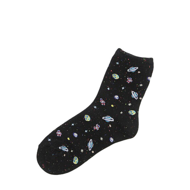 Cute Harajuku Alien Socks