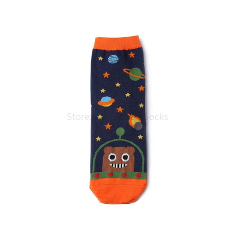 Cartoon Space Alien Sock