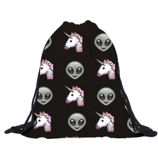 Chic Alien Unicorn Backpack