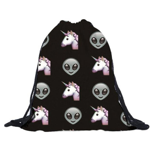 Chic Alien Unicorn Backpack