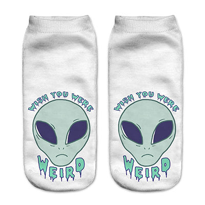 UFO Alien Socks
