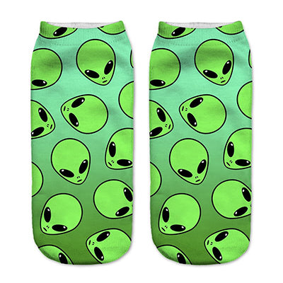 UFO Alien Socks