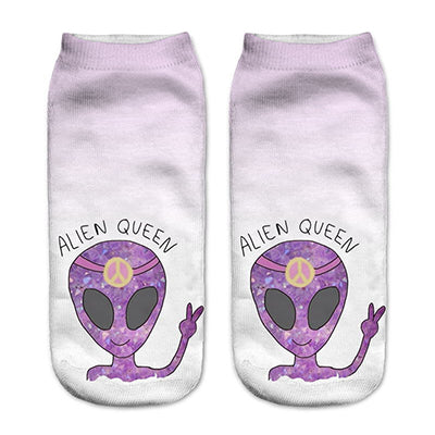 UFO Alien Socks